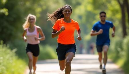 Session de running du Programme Vitalité